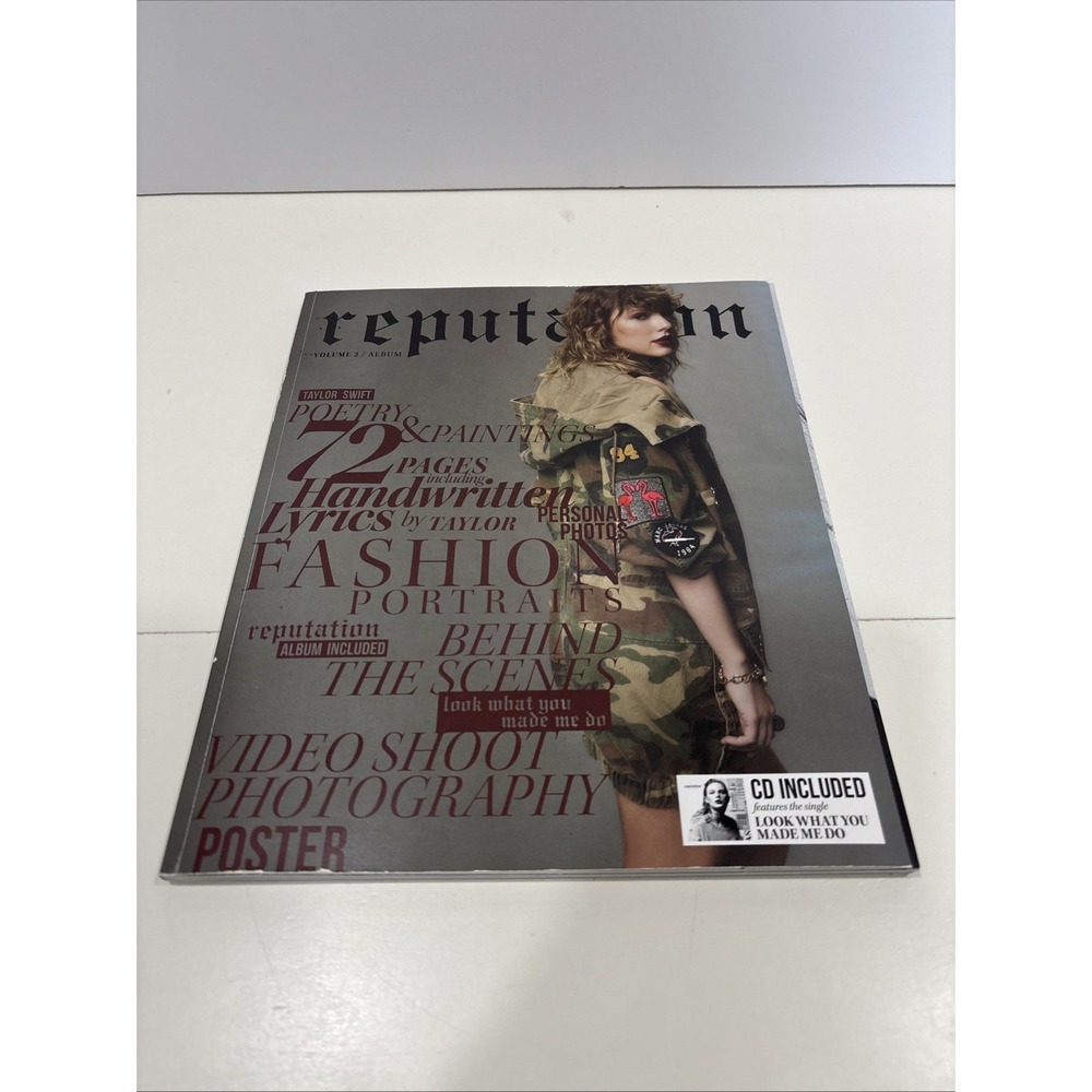 Taylor Swift Reputation Vol 2 Magazine No CD Music Paperback